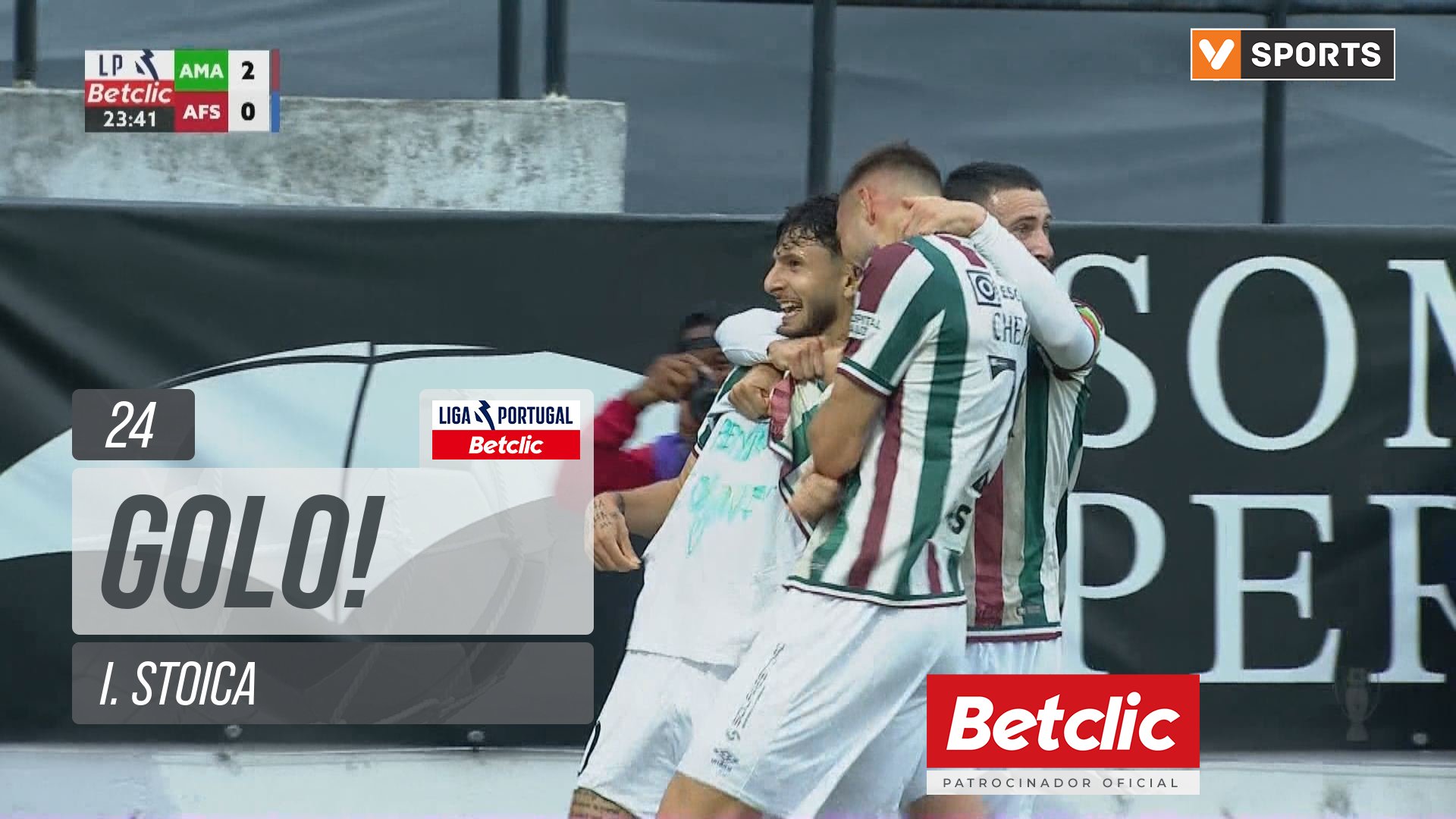 GOLO! Estrela Amadora, I. Stoica aos 24', Estrela Amadora 2-0 AVS