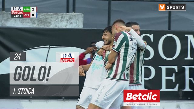 GOLO! Estrela Amadora, I. Stoica aos 24', Estrela Amadora 2-0 AVS