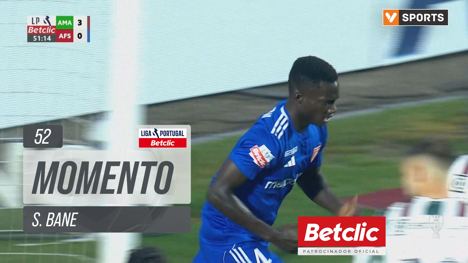 AVS, Jogada, S. Bane aos 52'