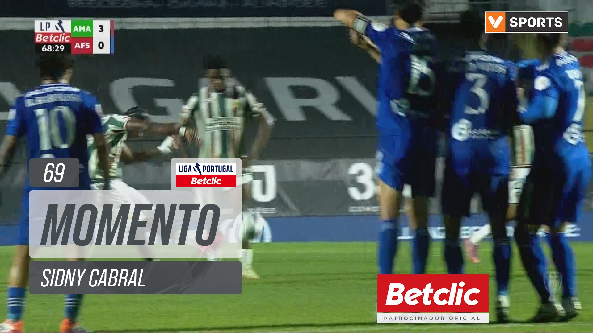 Estrela Amadora, Jogada, Sidny Cabral aos 69'