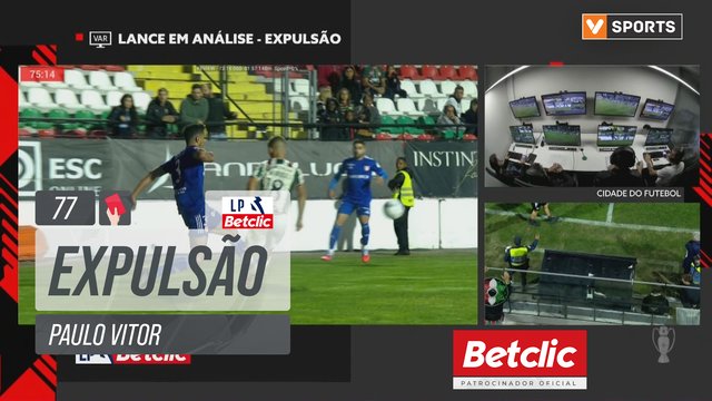 AVS, Expulsão, Paulo Vitor aos 77'