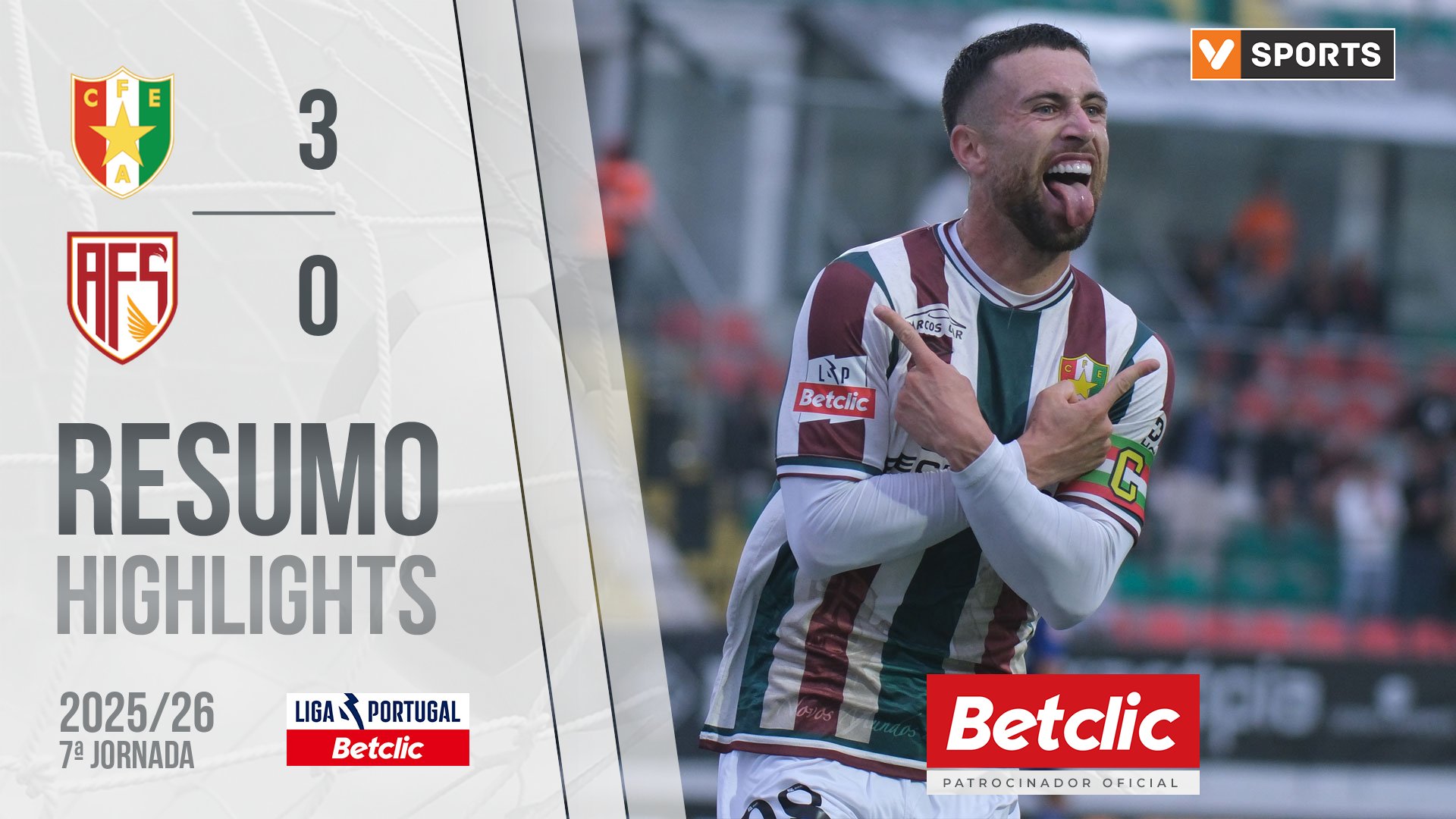 Liga Portugal Betclic (7ªJ): Resumo Estrela Amadora 3-0 AVS