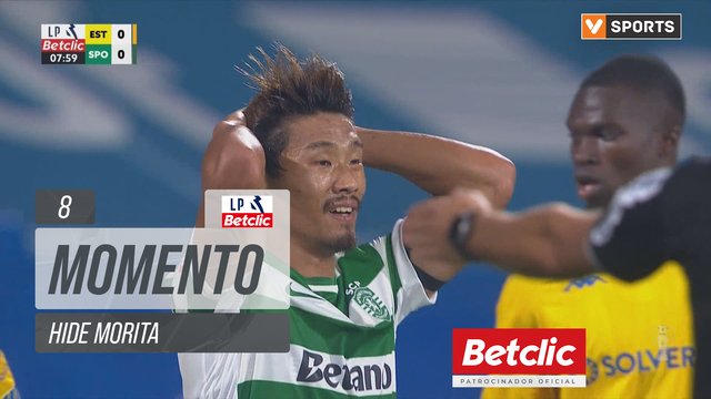 Sporting, Jogada, Hide Morita aos 8'