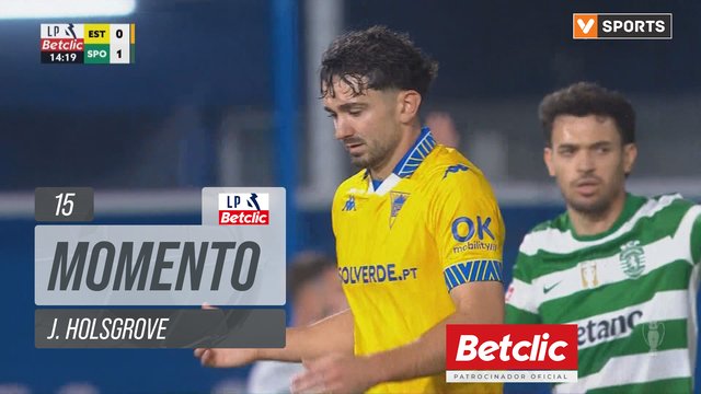 Estoril, Jogada, J. Holsgrove aos 15'