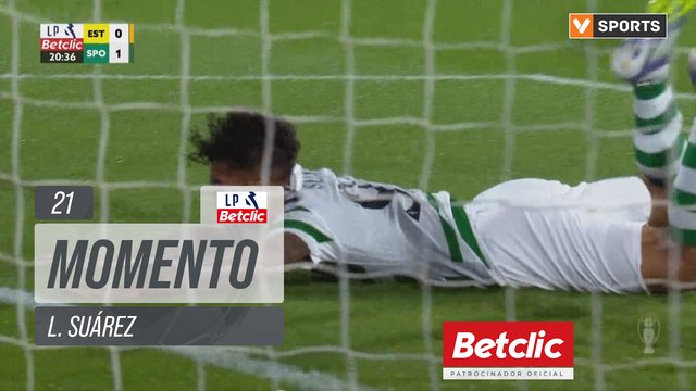 Sporting, Jogada, L. Suárez aos 21'