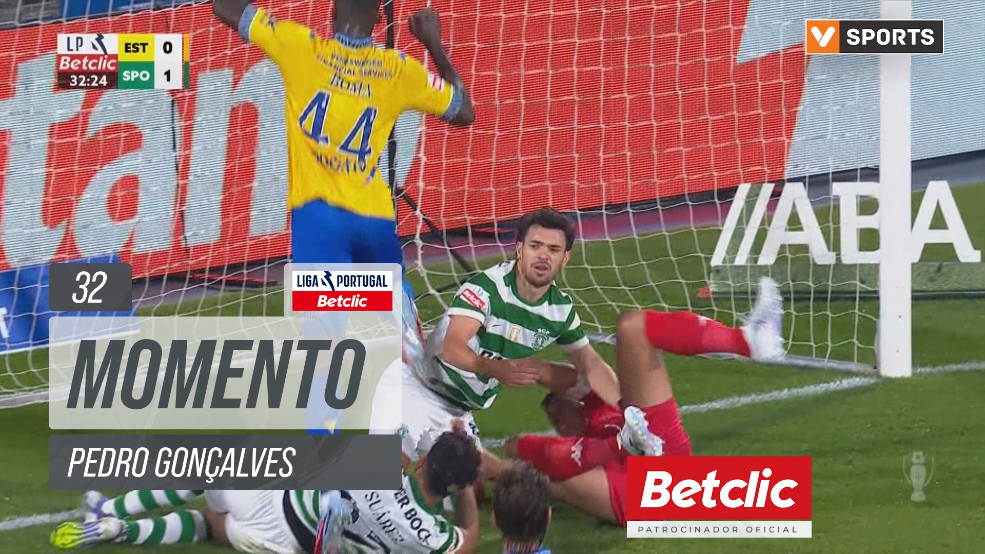 Sporting, Jogada, Pedro Gonçalves aos 32'