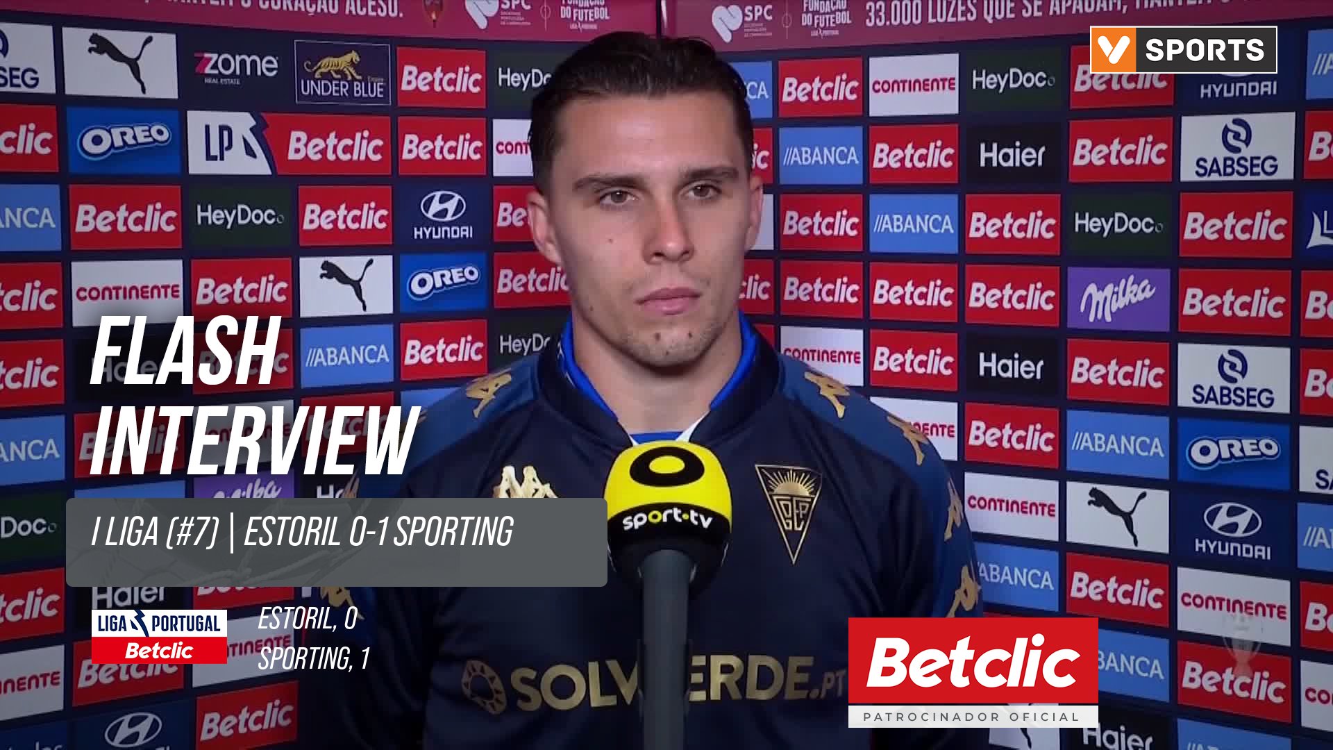 I Liga (#7) | Estoril 0-1 Sporting: Flash Interview Pedro Amaral