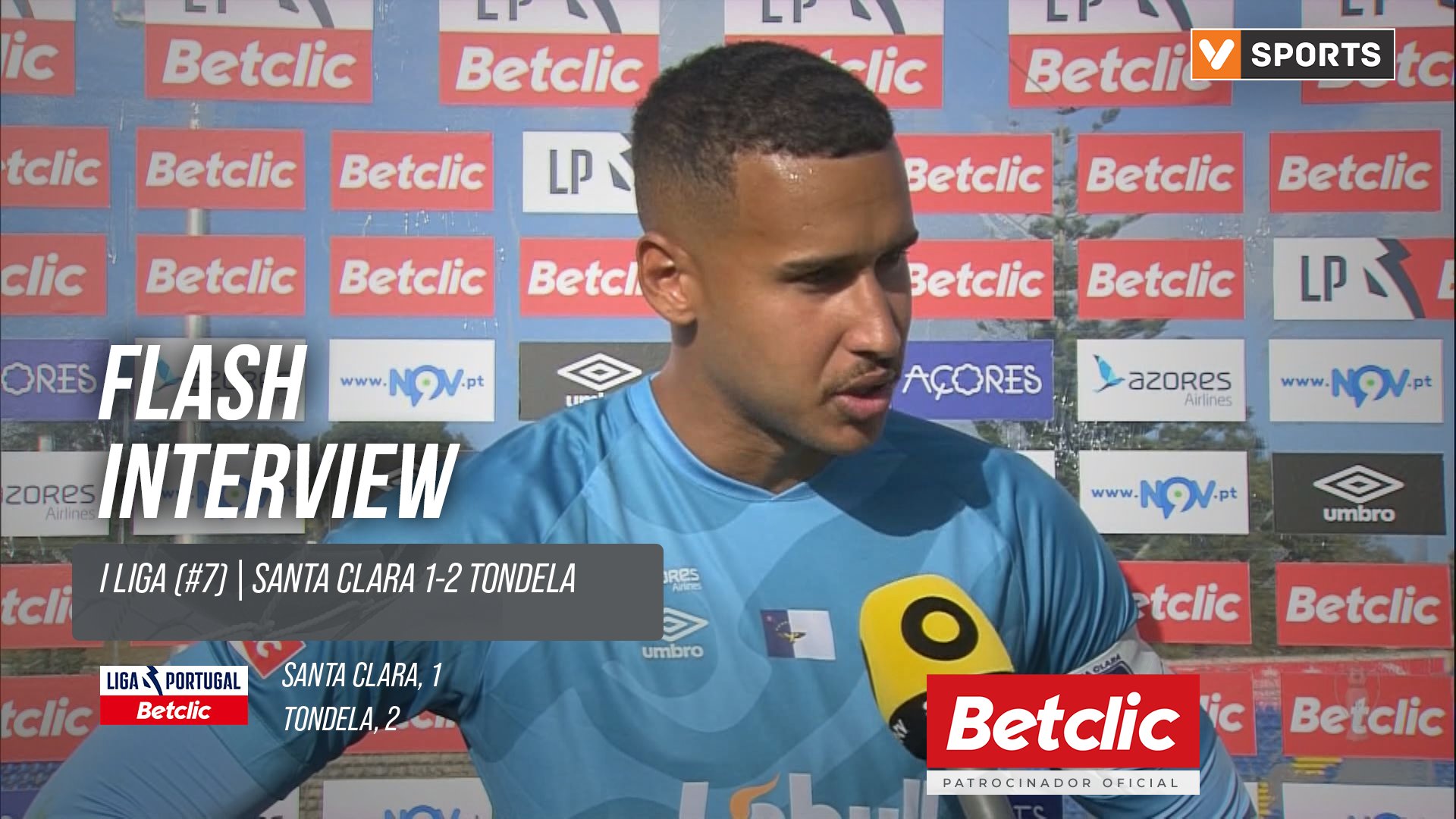 I Liga (#7) | Santa Clara 1-2 Tondela: Flash Interview Gabriel Batista