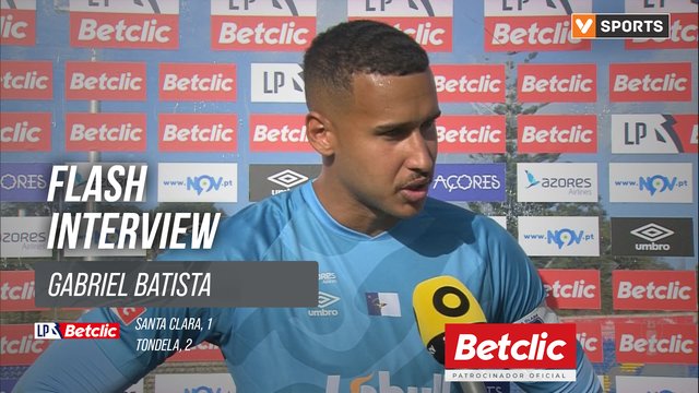 I Liga (#7) | Santa Clara 1-2 Tondela: Flash Interview Gabriel Batista