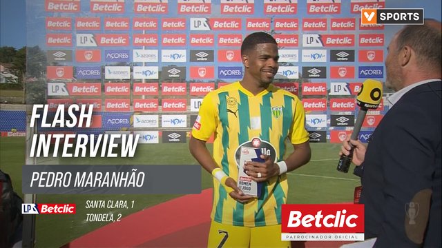 I Liga (#7) | Santa Clara 1-2 Tondela: Flash Interview Pedro Maranhão