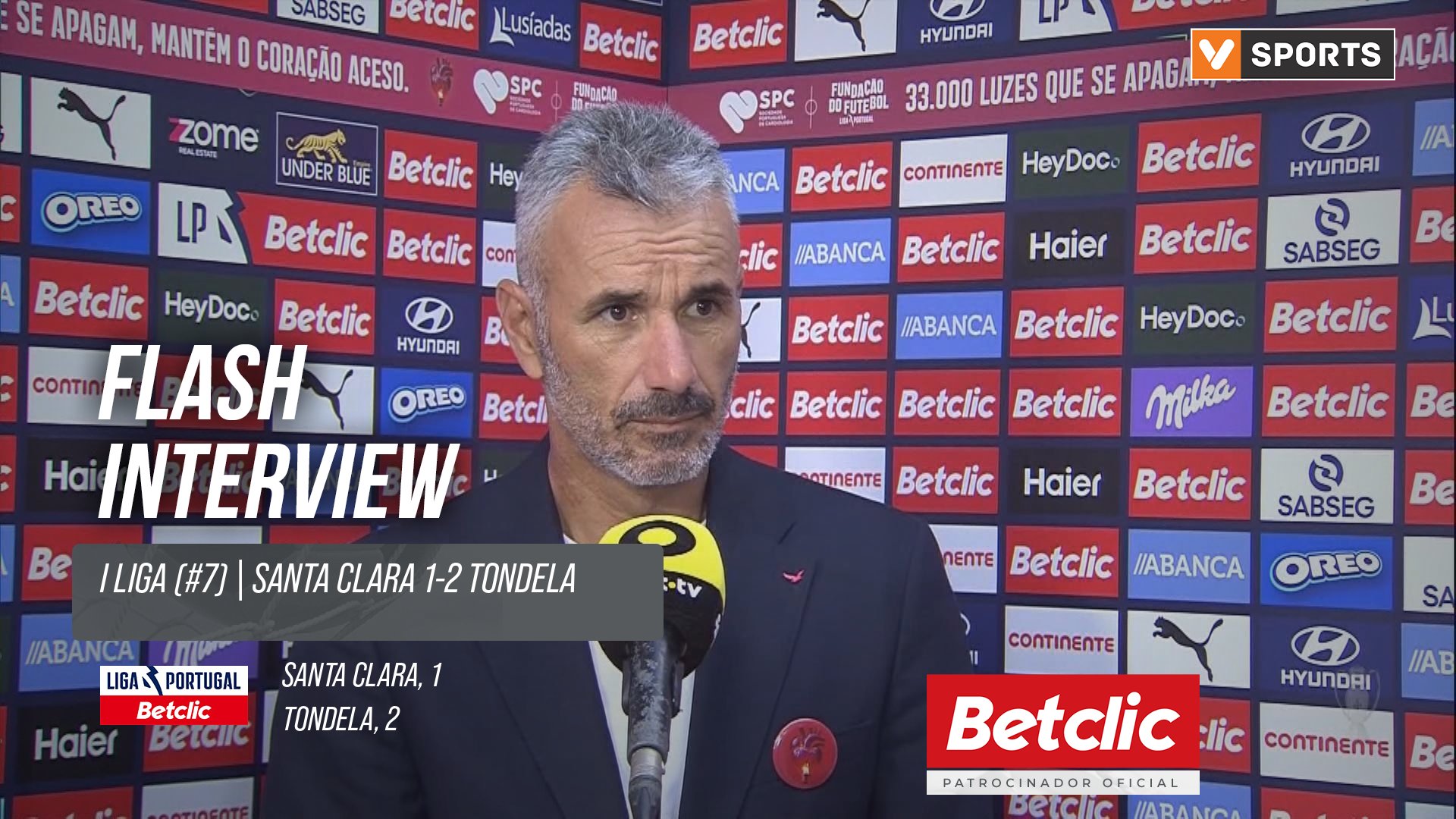 I Liga (#7) | Santa Clara 1-2 Tondela: Flash Interview Ivo Vieira