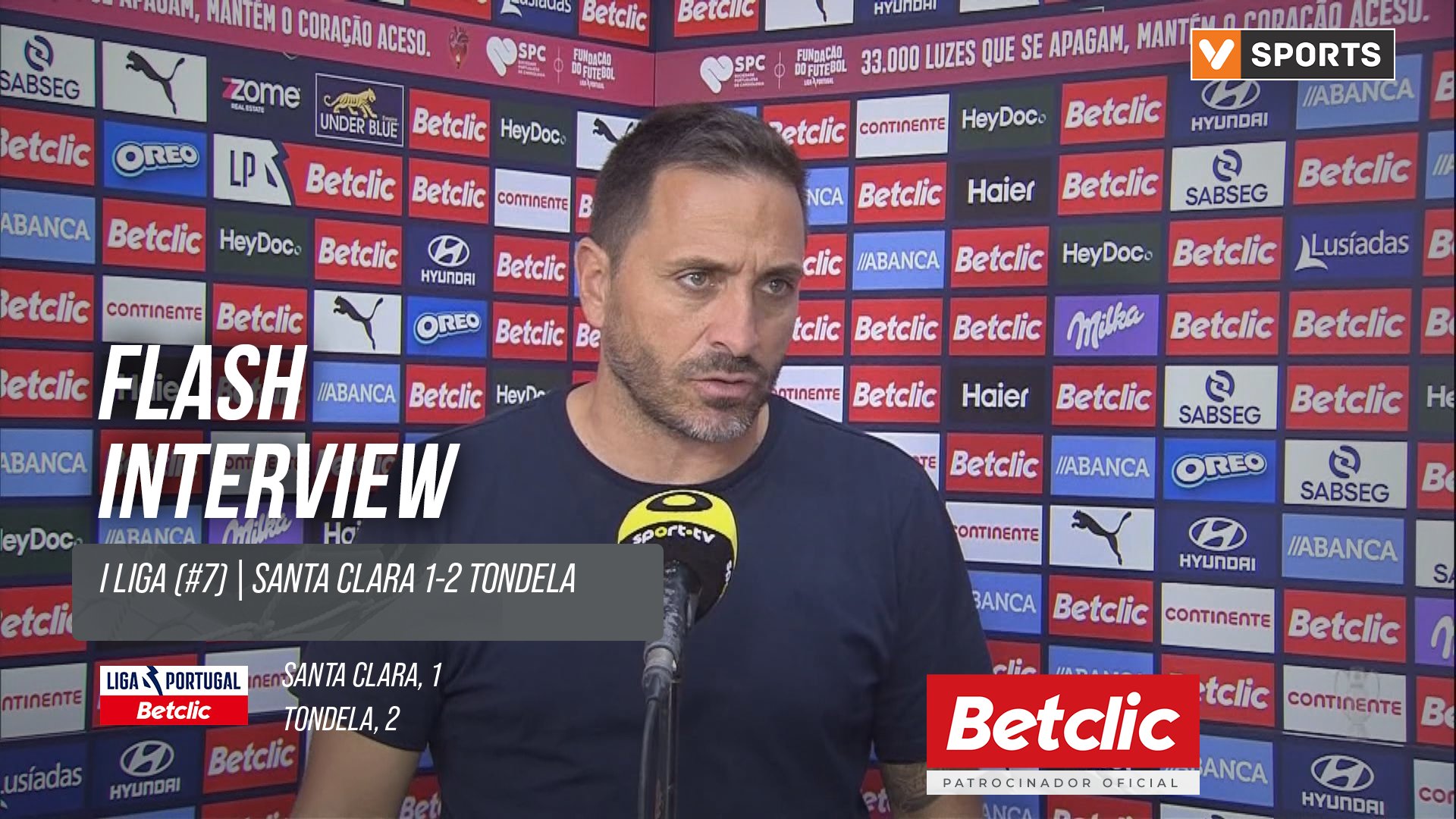 I Liga (#7) | Santa Clara 1-2 Tondela: Flash Interview Vasco Matos