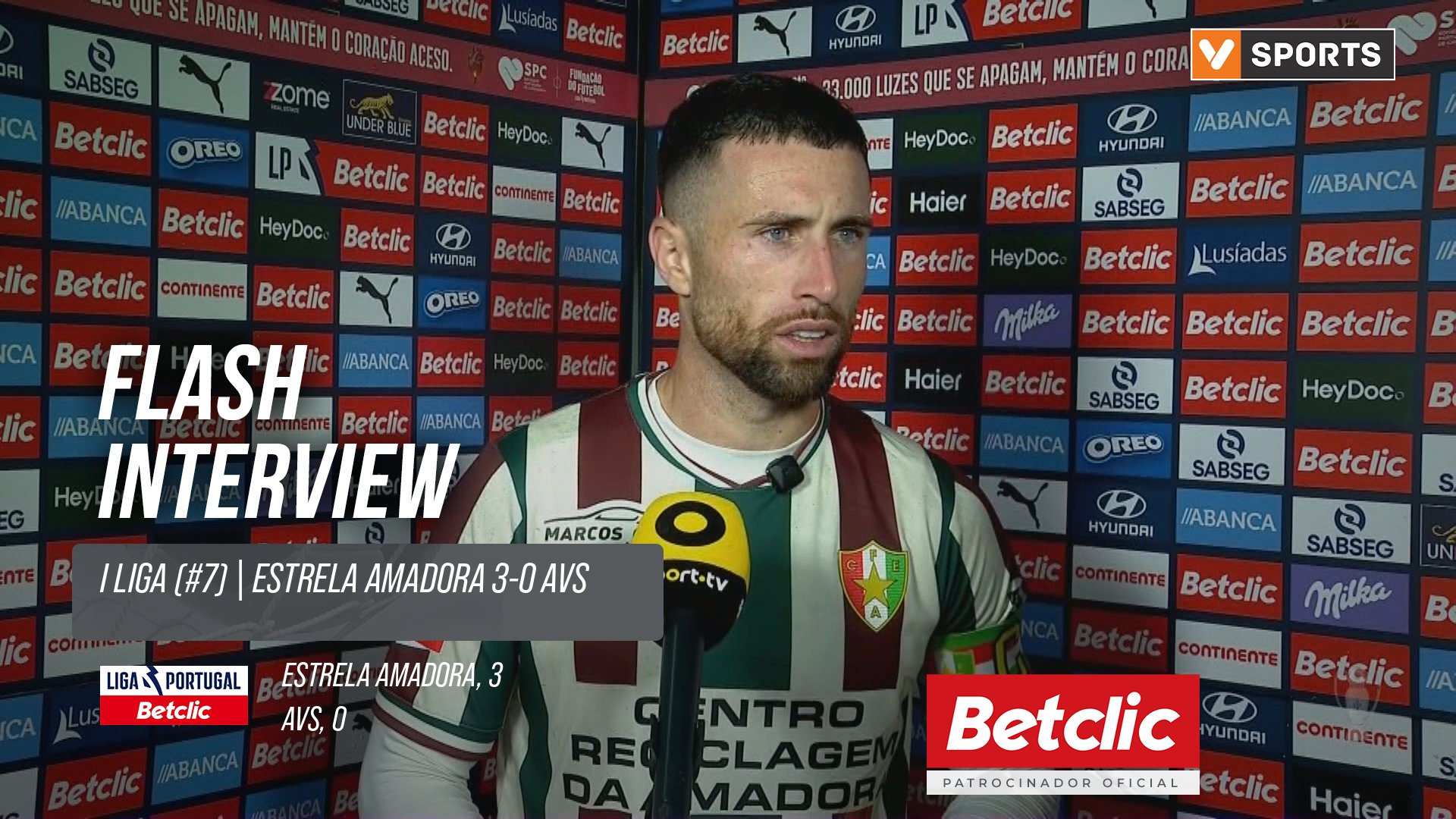 I Liga (#7) | Estrela Amadora 3-0 AVS: Flash Interview Kikas