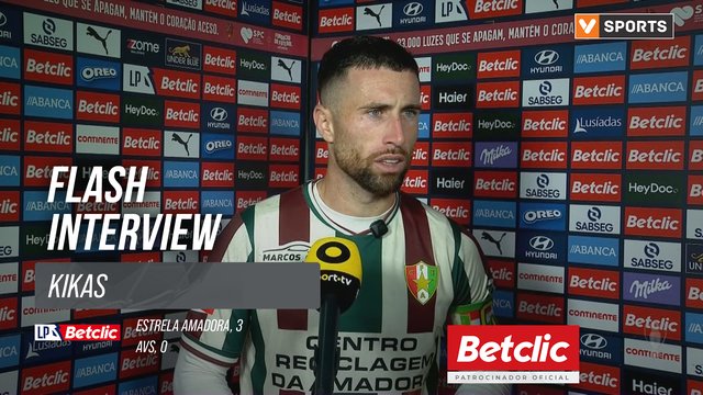 I Liga (#7) | Estrela Amadora 3-0 AVS: Flash Interview Kikas