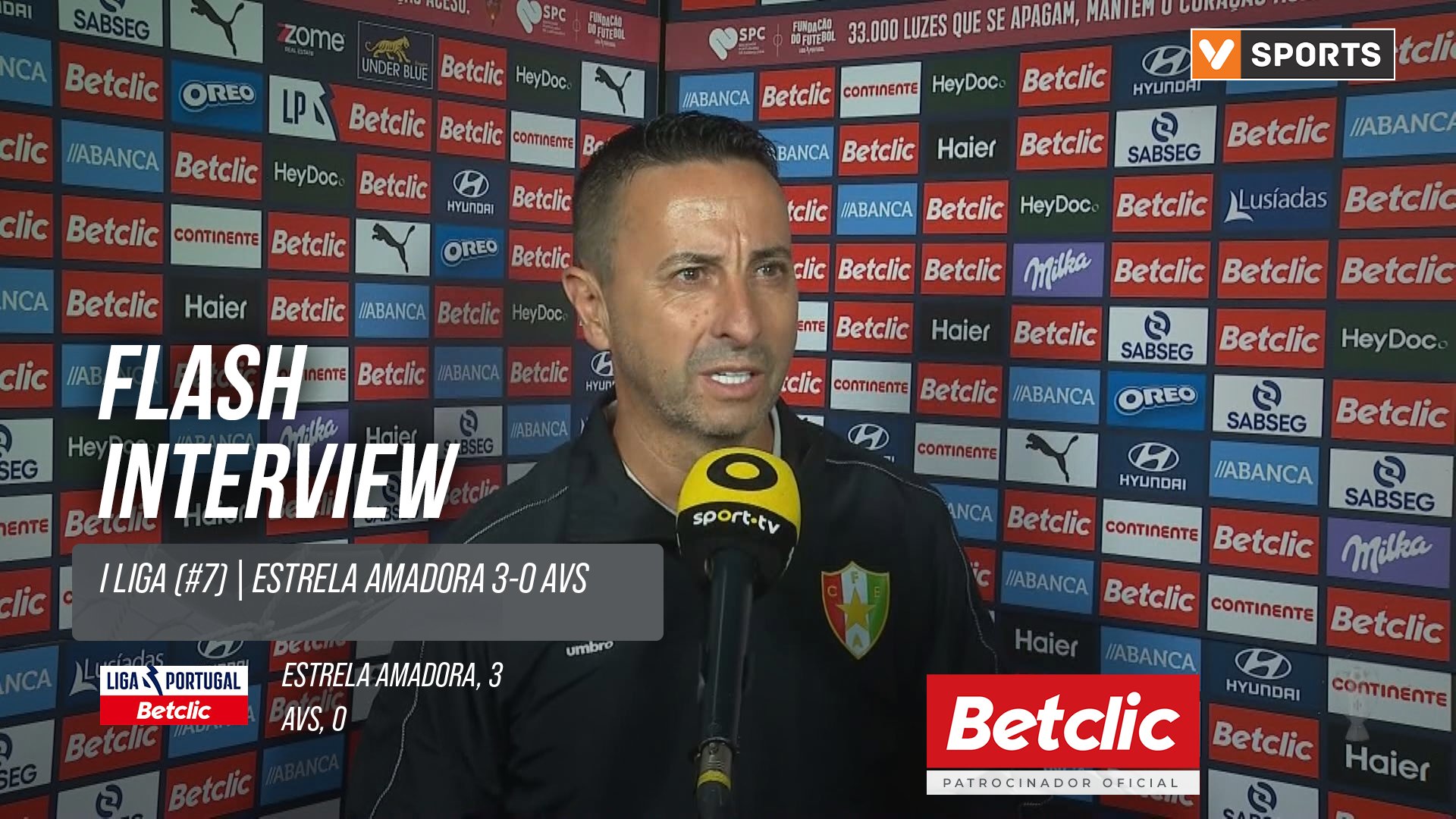 I Liga (#7) | Estrela Amadora 3-0 AVS: Flash Interview Luís Silva