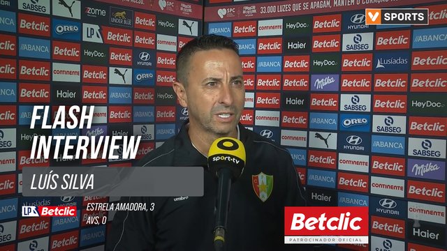 I Liga (#7) | Estrela Amadora 3-0 AVS: Flash Interview Luís Silva
