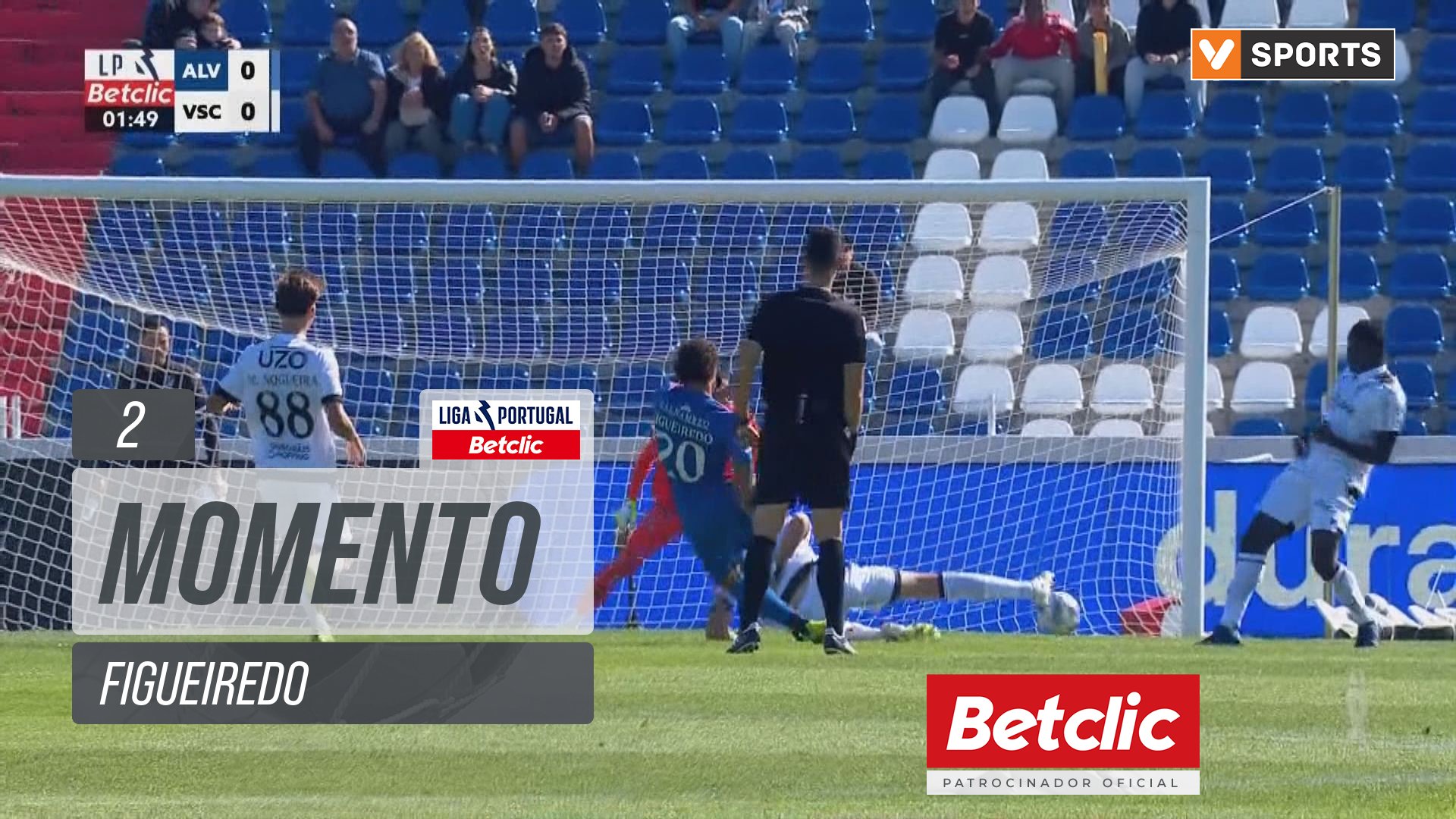 Alverca, Jogada, Figueiredo aos 2'