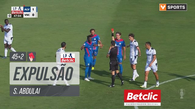 Alverca, Expulsão, S. Abdulai aos 45'+2'
