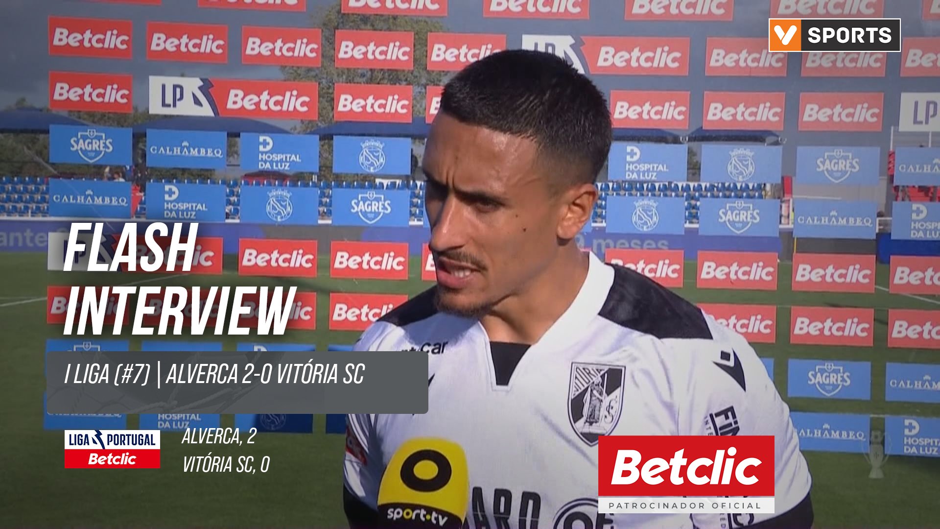 I Liga (#7) | Alverca 2-0 Vitória SC: Flash Interview R. Abascal