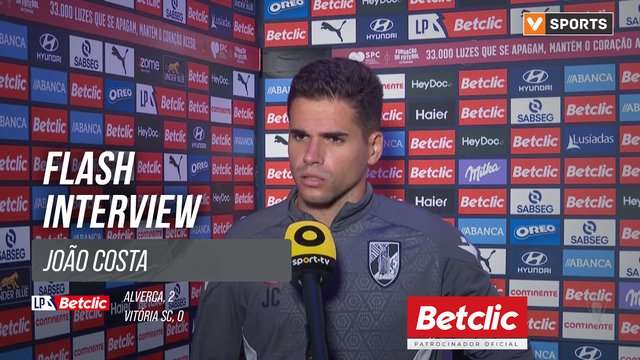 I Liga (#7) | Alverca 2-0 Vitória SC: Flash Interview João Costa