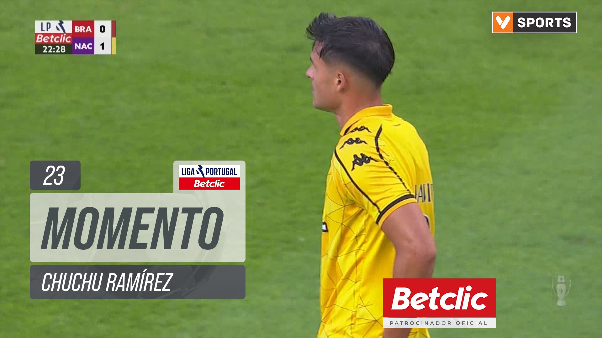 Nacional, Jogada, Chuchu Ramírez aos 23'