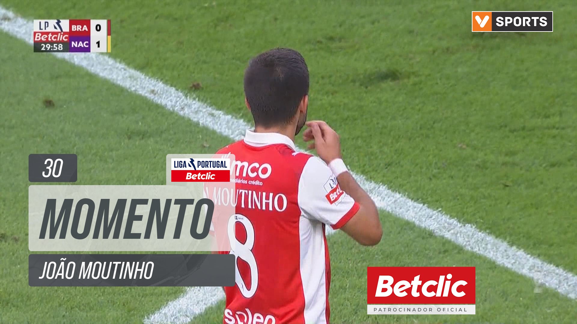 Braga, Jogada, João Moutinho aos 30'