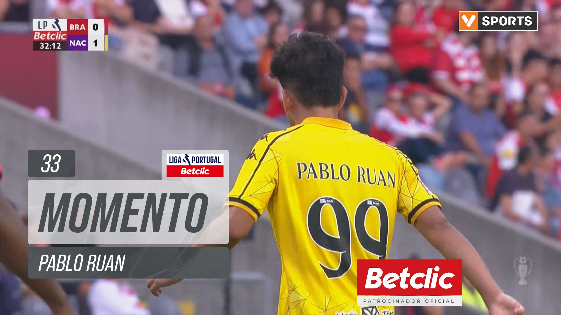 Nacional, Jogada, Pablo Ruan aos 33'