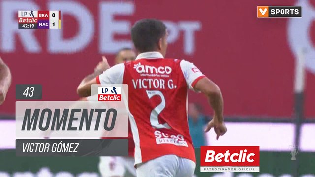 Braga, Jogada, Victor Gómez aos 43'