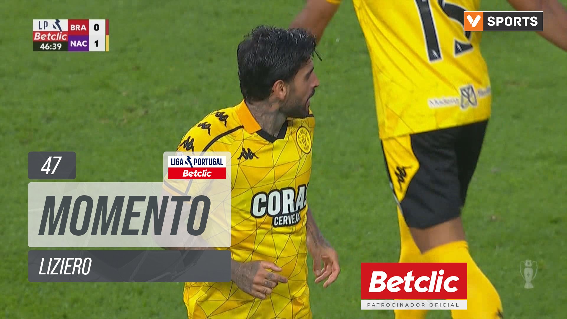 Nacional, Jogada, Liziero aos 47'