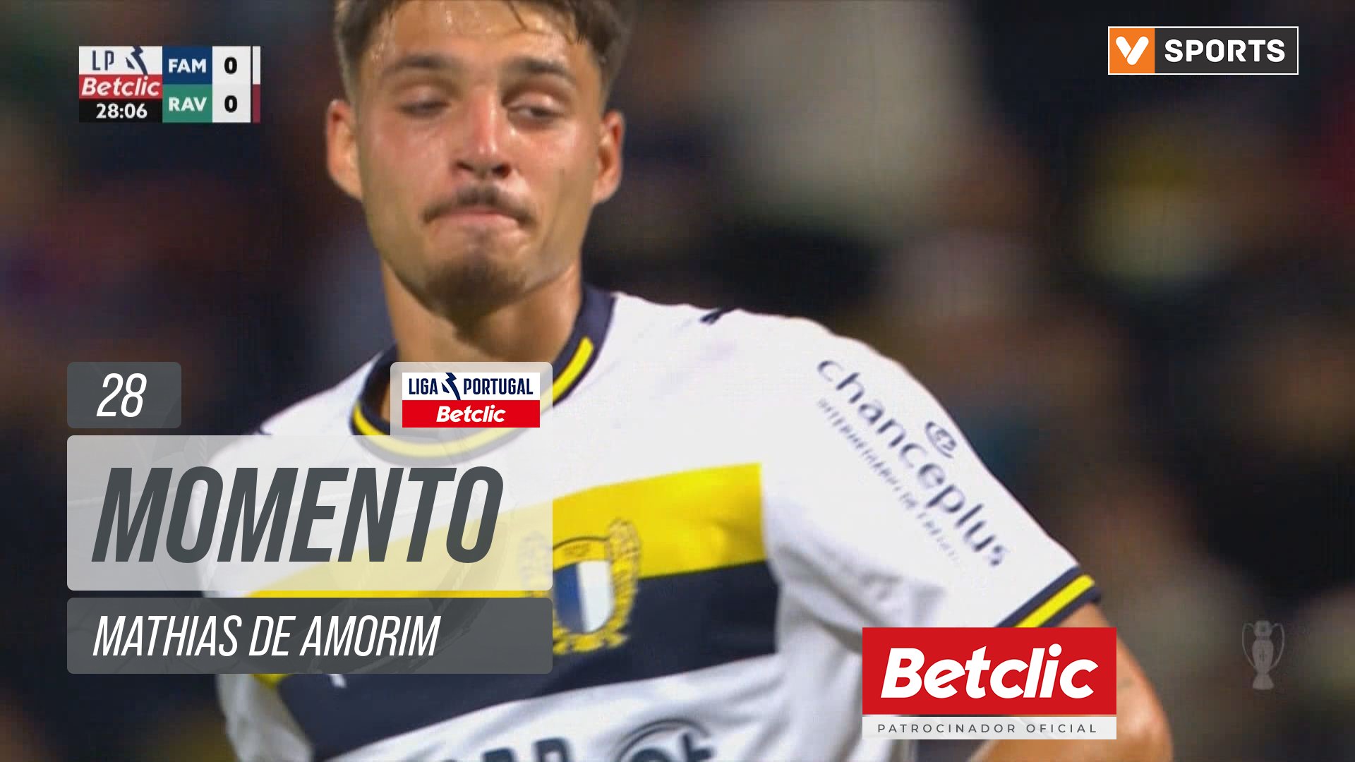 Famalicão, Jogada, Mathias de Amorim aos 28'