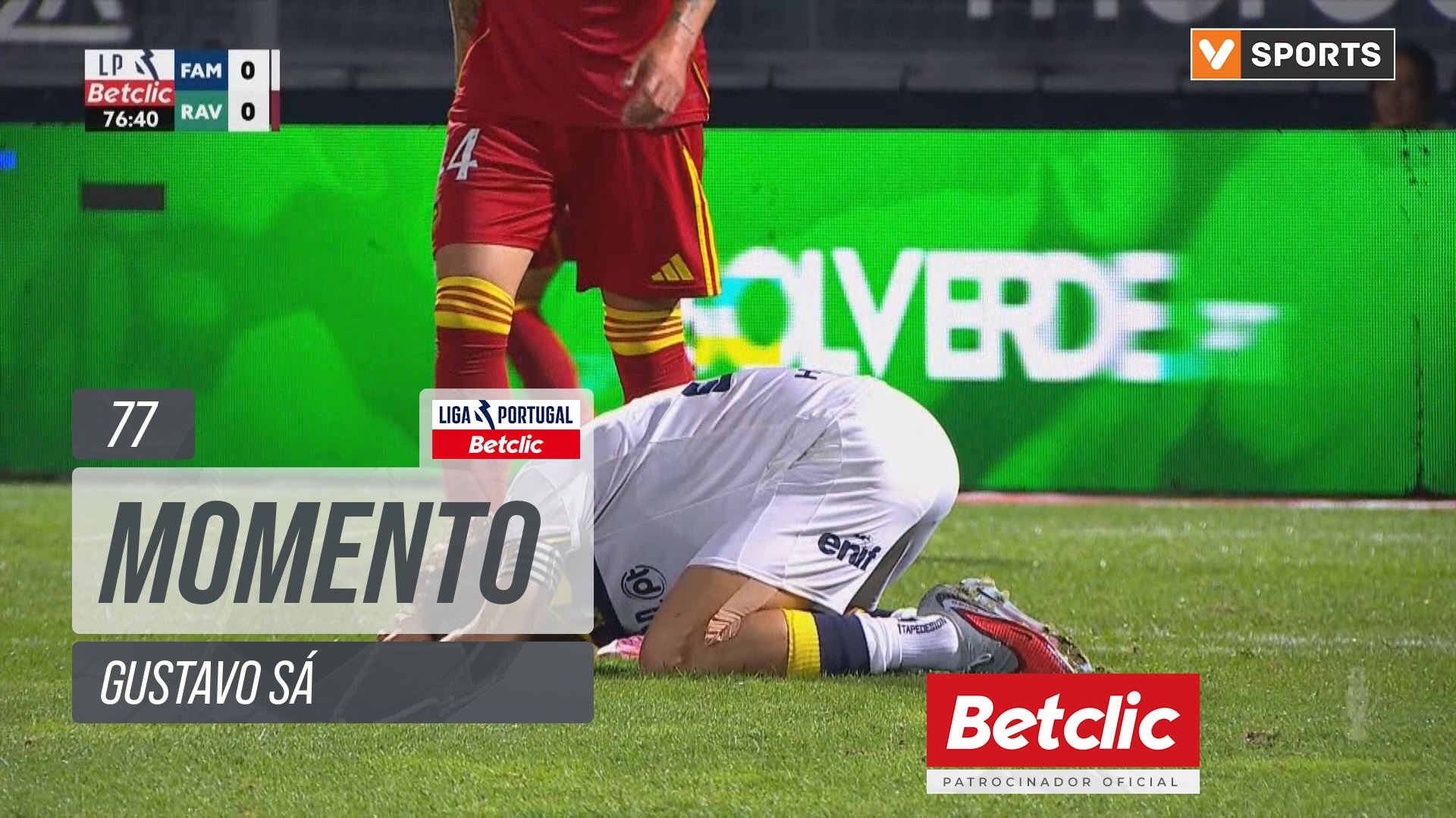 Famalicão, Jogada, Gustavo Sá aos 77'