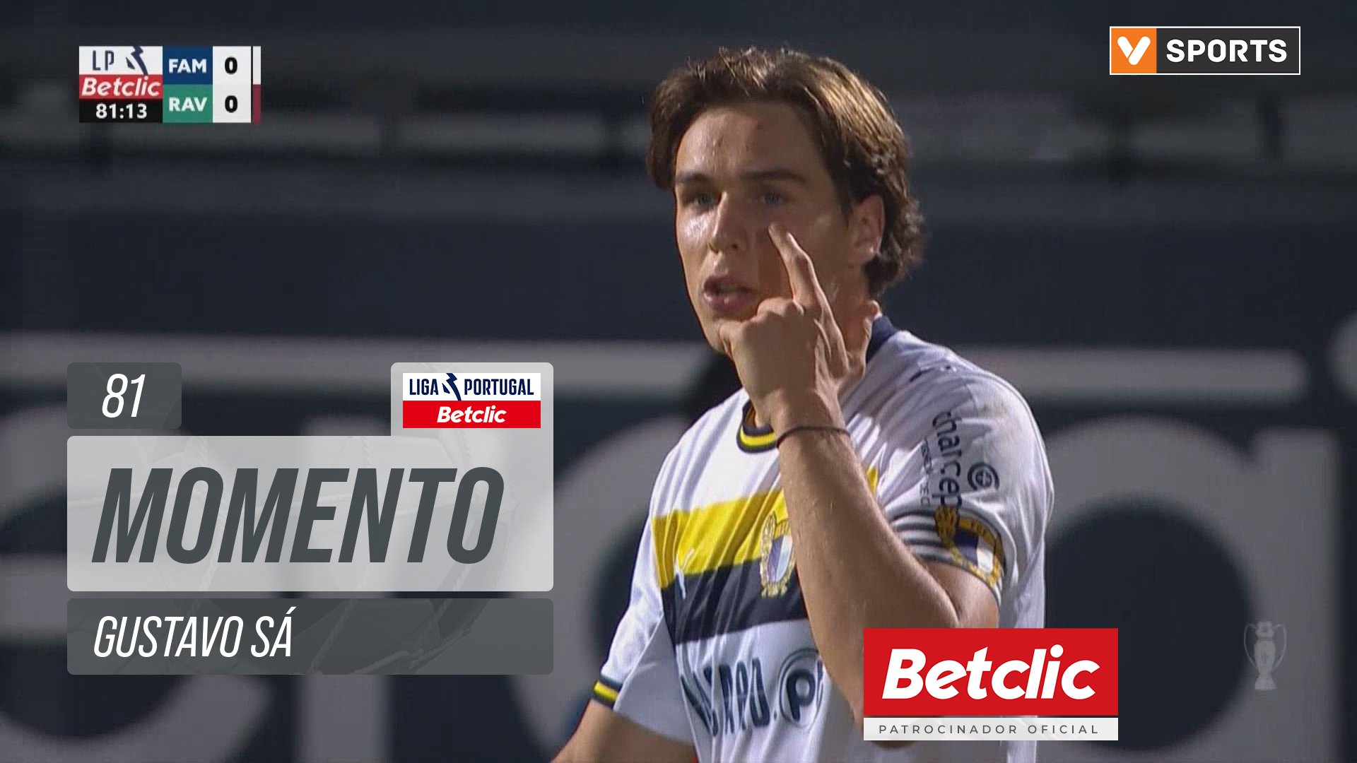 Famalicão, Jogada, Gustavo Sá aos 81'