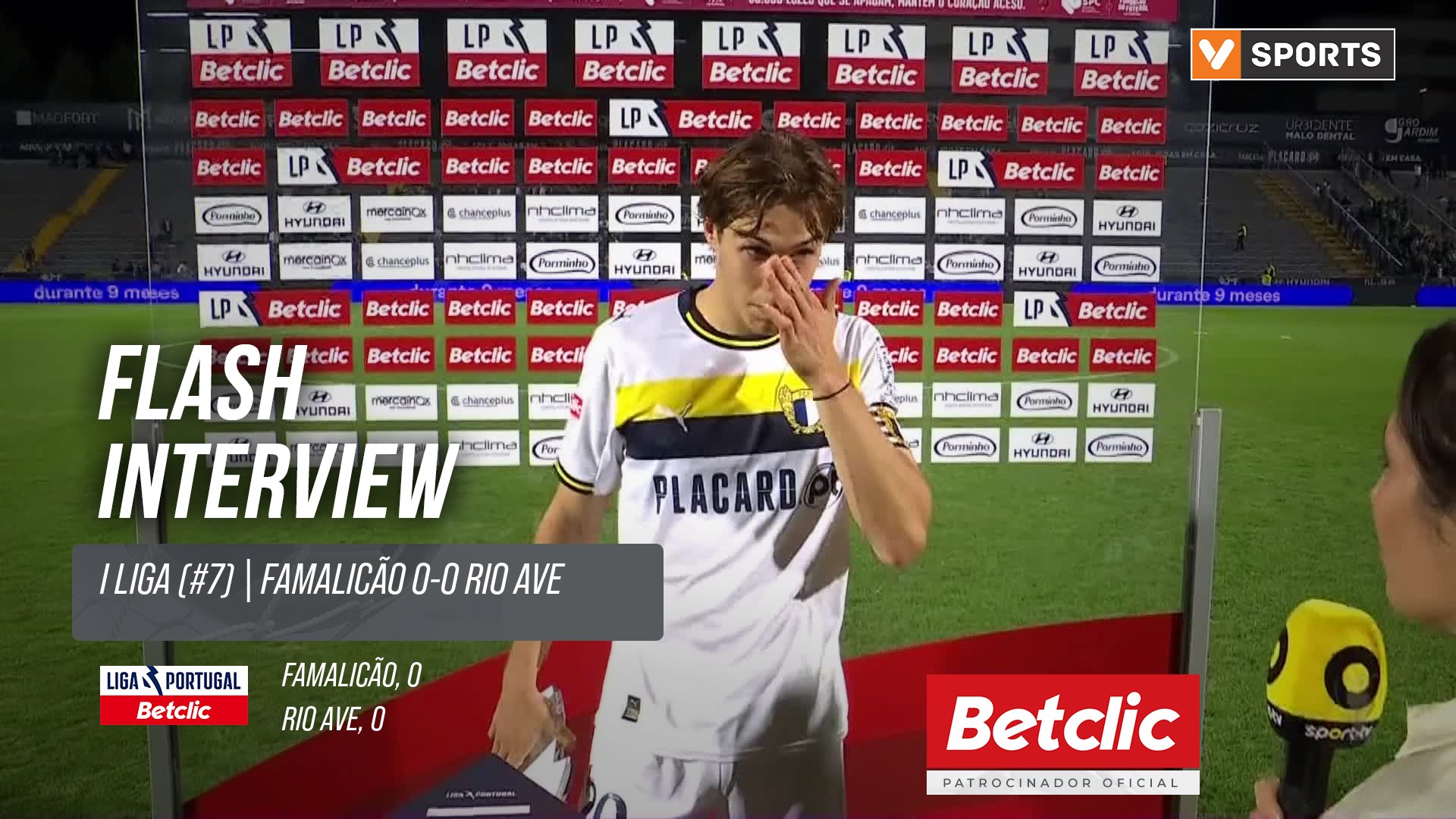 I Liga (#7) | Famalicão 0-0 Rio Ave: Flash Interview Gustavo Sá