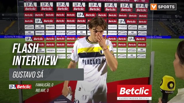 I Liga (#7) | Famalicão 0-0 Rio Ave: Flash Interview Gustavo Sá