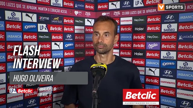 I Liga (#7) | Famalicão 0-0 Rio Ave: Flash Interview Hugo Oliveira