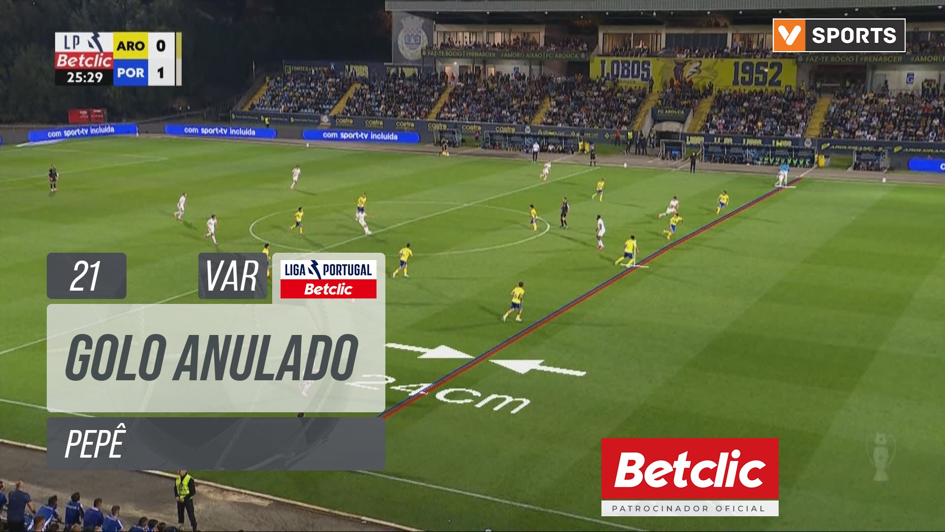 FC Porto, Golo Anulado, Pepê aos 21'