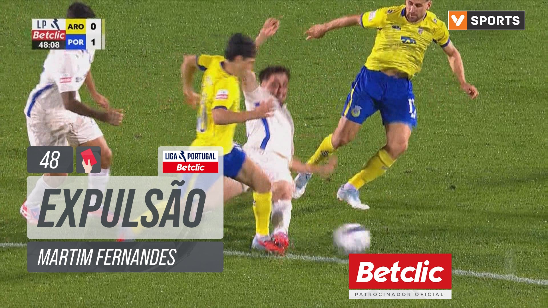 FC Porto, Expulsão, Martim Fernandes aos 48'