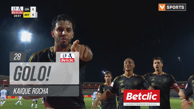 GOLO! Casa Pia, Kaique Rocha aos 28', Casa Pia 1-1 Estoril