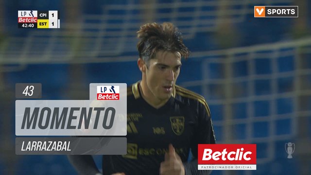 Casa Pia, Jogada, Larrazabal aos 43'