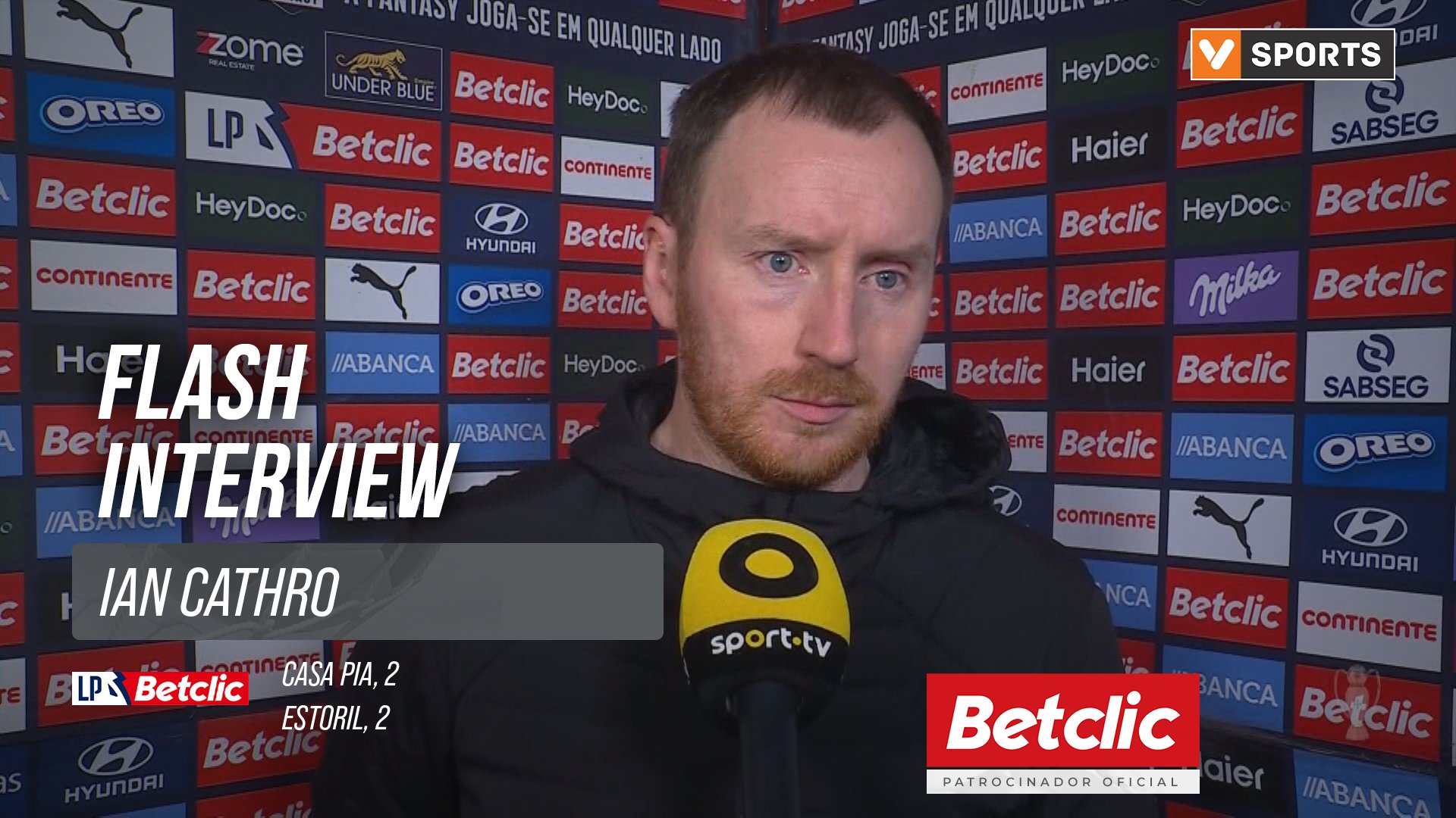 I Liga (#8) | Casa Pia 2-2 Estoril: Flash Interview Ian Cathro