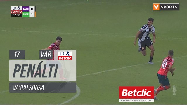 Moreirense, Penálti, Vasco Sousa aos 17'