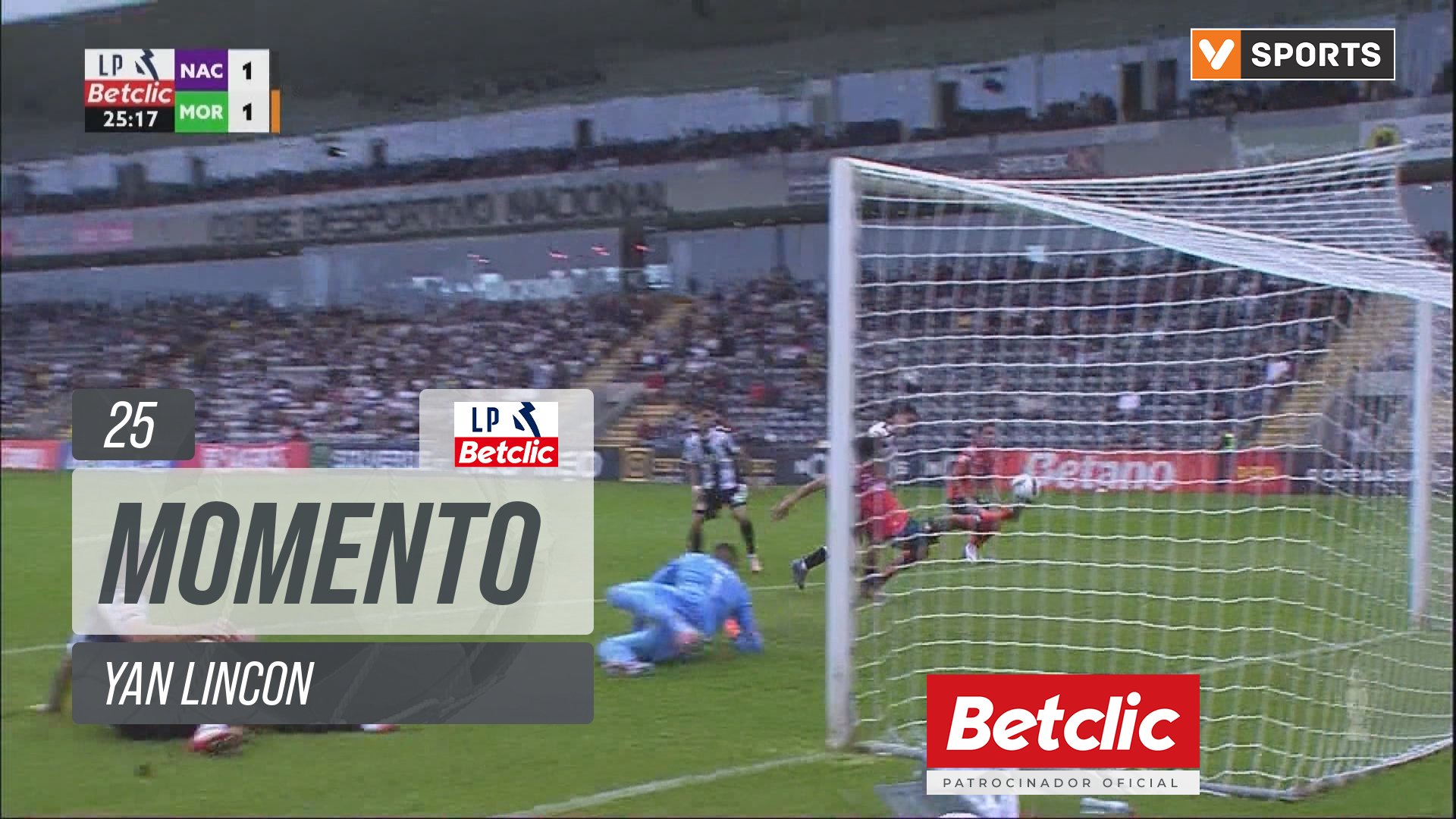 Moreirense, Jogada, Yan Lincon aos 25'