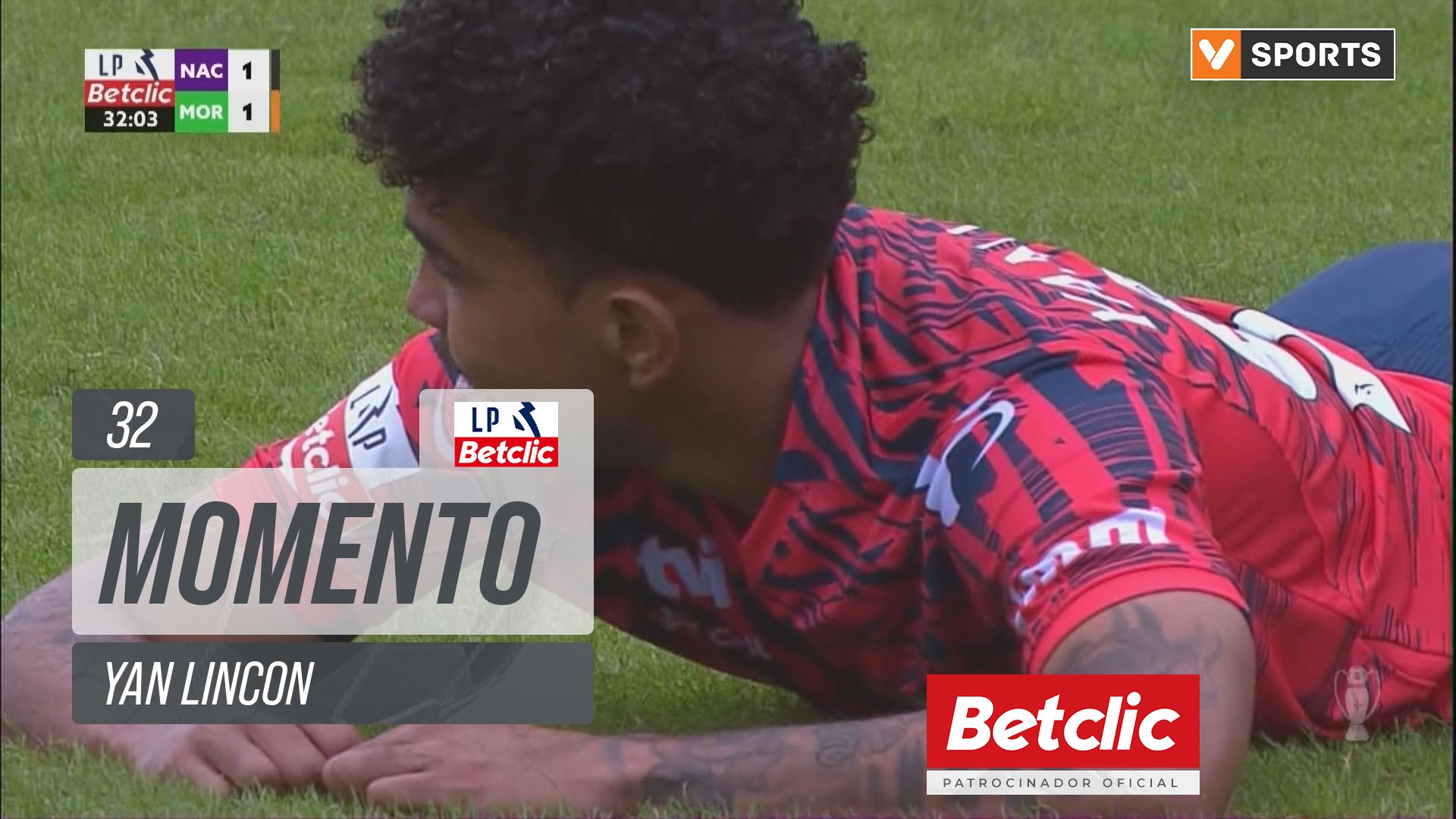 Moreirense, Jogada, Yan Lincon aos 32'