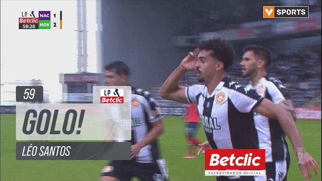 GOLO! Nacional, Léo Santos aos 59', Nacional 2-2 Moreirense
