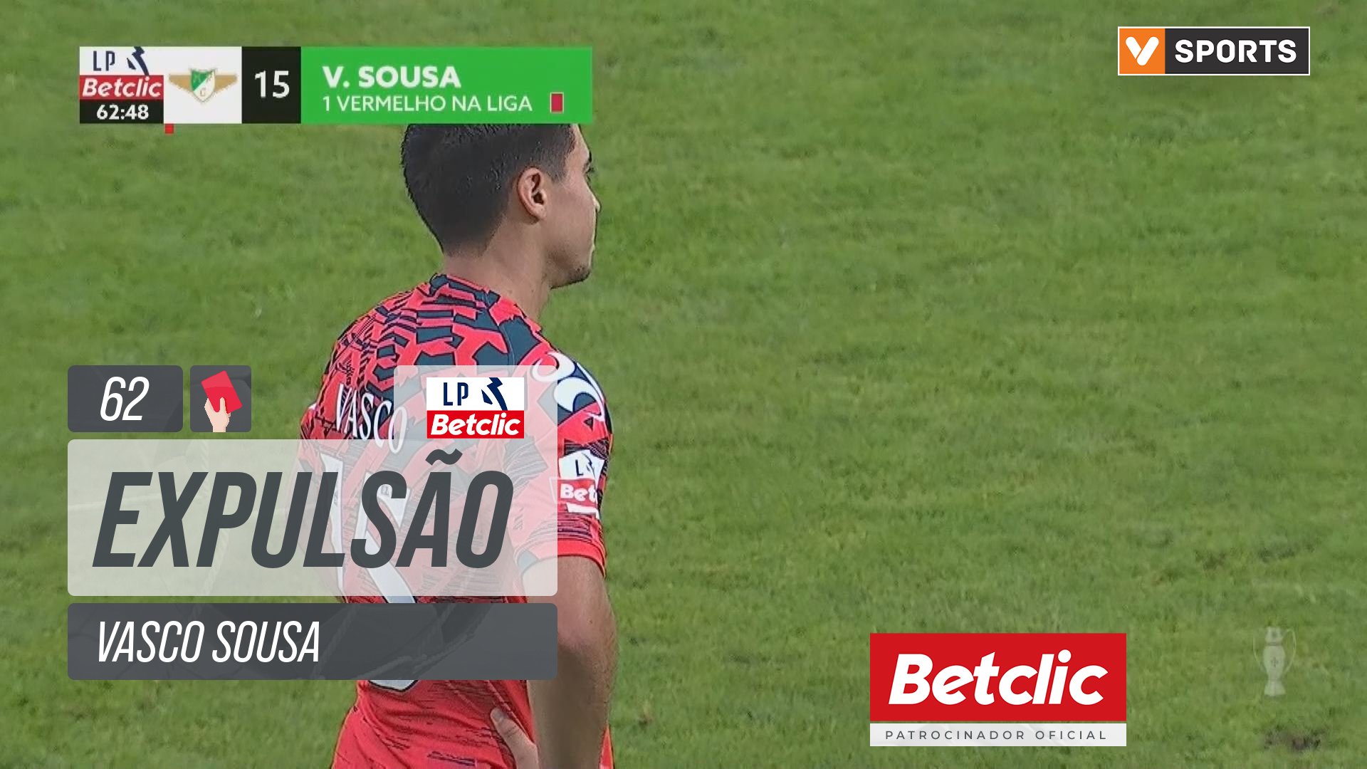 Moreirense, Expulsão, Vasco Sousa aos 62'