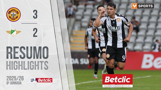 Liga Portugal Betclic (8ªJ): Resumo Nacional 3-2 Moreirense
