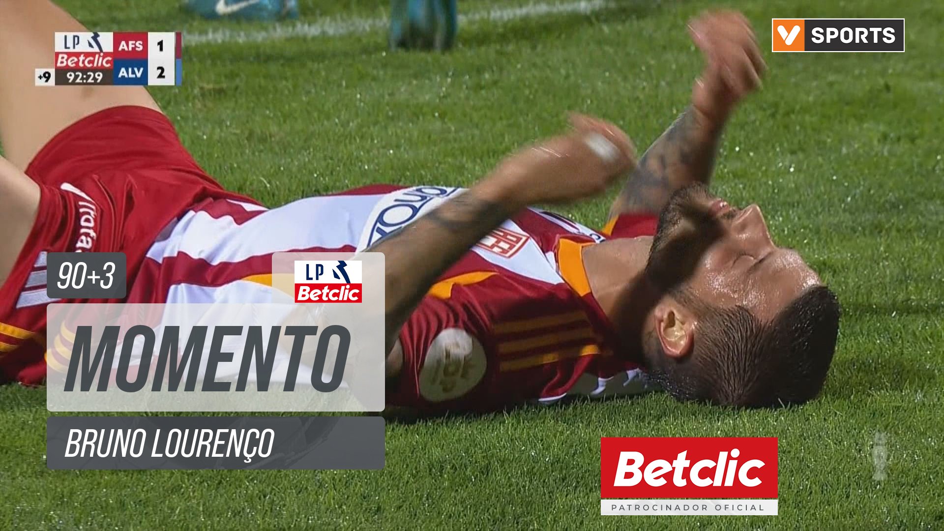 AVS, Jogada, Bruno Lourenço aos 90'+3'
