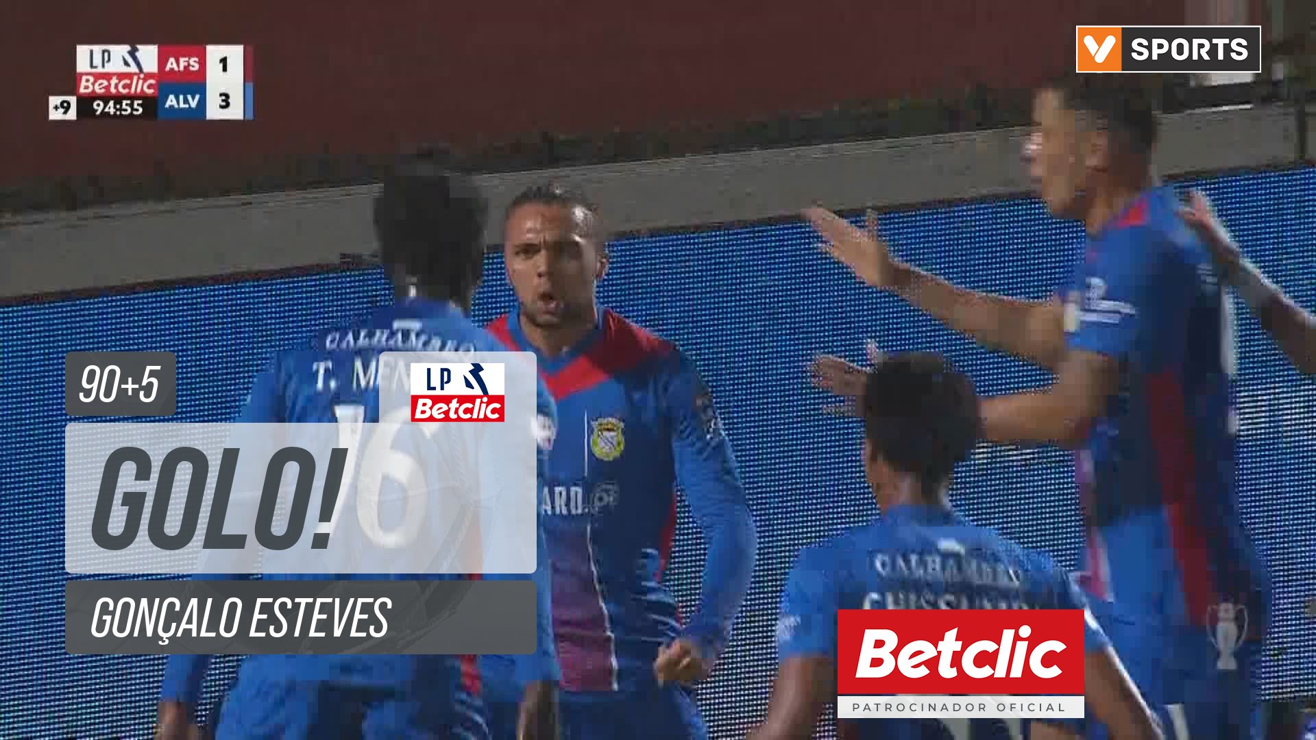 GOLO! Alverca, Gonçalo Esteves aos 90'+5', AVS 1-3 Alverca