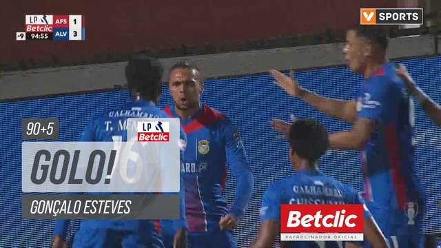GOLO! Alverca, Gonçalo Esteves aos 90'+5', AFS 1-3 Alverca