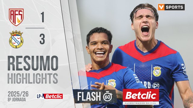 Liga Portugal Betclic (8ªJ): Resumo Flash AVS 1-3 Alverca